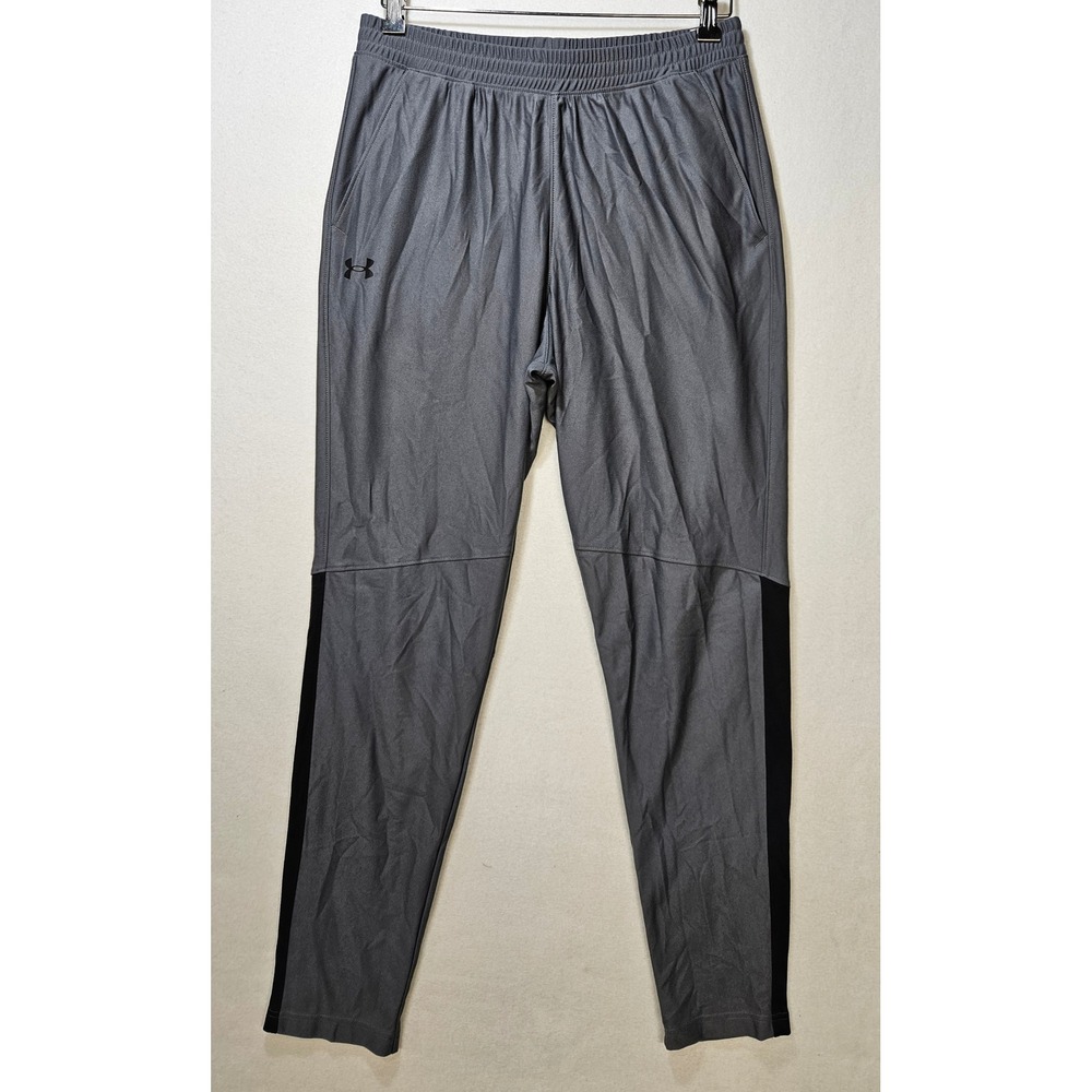 Under Armour UA Men's Twister Jogger Pants, Sz LG, Gray/Black, 1347294, EUC